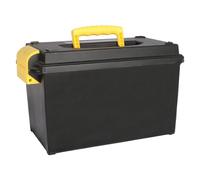 Prothens Ammunition Box Ammo Storage Case Non-Water-Resistant Ammo Can Stackable Heavy-Duty Lockable Storage Box for Hunting and Shooting Tool Chest Large Tool Box Storage - 15.53" × 8.72" × 9.69"