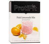 ProtiFit - Fruit Flavoured Protein Powder, 15g Protein, Low Calorie, Sugar Free, Ideal Protein Compatible, 7 Servings Per Box (Pink Lemonade)
