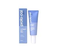 Proto-col Hydrating Collagen Eye Cream - Collagen Peptides Eye Cream for Dark Circles & Puffiness - Formulated with Hyaluronic Acid and Vitamin C - Brightens, Firms, and Boosts Radiance