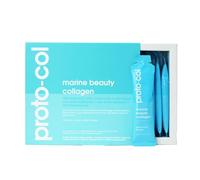 Proto-col Marine Collagen for Women - 10,000mg hydrolysed Collagen Peptides Sachets with Hyaluronic Acid & Vitamin C - High Absorption Formula for Skin Hydration & Anti-Aging Support (15 Sachets)