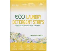 Proto Future Eco-Friendly Laundry Detergent Sheets - Biodegradable, Hypoallergenic, Zero Waste, Plastic-Free Eco-Strips - No Enzymes, Plant-Based Formula (60 washes, Sweet Botanical)