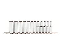 Proto Stanley J47202 12 Piece 6 Point 1/4" Drive Metric Socket Set