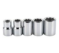 Proto Stanley J52109 3/8-inch Drive 5-Piece Socket Set- 8-Point