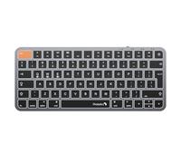 ProtoArc Backlit Compact Wireless Keyboard for Mac, K90-A Bluetooth Keyboard, Multi-Device, Low Profile, Fluid Quiet Typing, Rechargeable, Compatible with MacBook Pro/Air, iPad - UK Layout