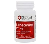 Protocol for Life Balance, L-Theanine, 200 mg , 60 Veg Capsules