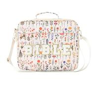 Protoence Bible Bag | Chenille Letter Organizer with Shoulder Strap | Cute Bible Carrier Tote Bag,for Women Teen Girls Stationery Supplies Work Study School Office Church Birthday Christmas