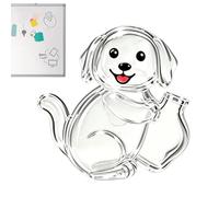 Protoence Dog Hair Memorial Keepsake Cute Clear Display Fridge Magnets
