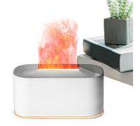 Protoence Flame Aroma Diffuser,220ml Aromatherapy Equipment with 7-Color Lights - Cool Mist Aromatherapy | for Office Travelers Dormitory Nursery Bedroom Study Hotel Classroom Apartment Nightstand