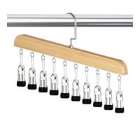 Protoence Leggings Hangers for Closet - Space Saving Non-slip Legging Home Organization with 10 Clips - Space Saving Hangers,for Clothing Wardrobe Apartment College RV Corner Workout Home Gym Dorm