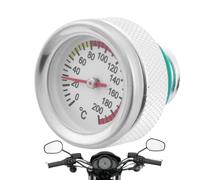 Protoence Motorcycle Engine Oil Cap | with Temperature Gauge Replacement - Motorcycle Oil Tank Cap Replacement - for Restoration Repair Shops Riders Motorbike Enthusiasts Mechanics Daily Commuters
