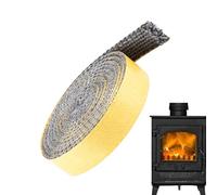 Protoence Pellet Stove Gasket - Self-Adhesive Wood Stove Sealing Rope | Burner Replacement Sealing Insert for Oven Furnace Commercial Pipes Outdoor Heating Apartment Chimney