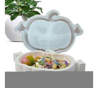 Protoence Pumpkin Tray Mold,Pumpkin Tray Resin Molds - Candy Storage Handmade Cute Aromatherapy Gummy for Home Kitchen Cupcake Thanksgiving Decor Desktop Display