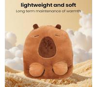 Protoence Reusable Hand Warmers Plush 3 Levels - Animal Shape Foot Warmer Under Desk,2 in 1 Heater for Daily Cold Weather Home Winter Women