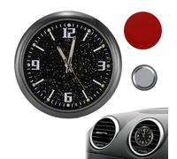 Protoence Small Car Clock | Watch Glowing Accessories Stick on - Portable Tiny Dash Digital Watch | for Electric Vehicles RV Motorcycle Travel Driving Commuting Touring