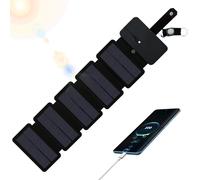 Protoence Solar Battery Charger - Portable Waterproof Solar Panel - Folding Cellphone Charger,for Home Outdoor Car RV Hiking Explorer Travel