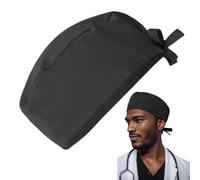 Protoence Surgical Caps Breathable Adjustable - Scrub Cap Sweat Absorption Women - Elastic Headwear Unisex for Men Labor Nurse Hospital