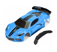 PROTOform Chevrolet Corvette C8 1/7 RC Body Rapid Blue G-PRM1577-13