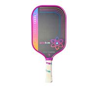 Proton Series Three Project Flamingo Pickleball Paddle - 15mm Velocity Core & Carbon Fiber Face (Pink, Elongated)