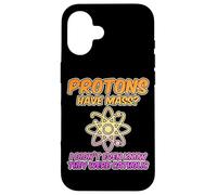 Protons Have Mass: A Catholic's Science Humor - Case for iPhone 16