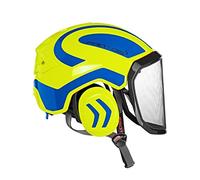 Protos GmbH Integral Arborist Helmet - Neon Yellow & Blue