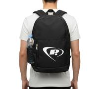 Protos Medium Backpack - 15L Water-Resistant Daypack with Drink Pocket - Lightweight, Durable & Practical for Travel, Work or Everyday Use (Black)