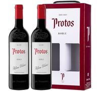 Protos Roble, Tempranillo Spanish Red Wine, Gift set box, Ribera del Duero, 2 bottles x 75cl