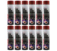 PROTOUCH 12x Promatic Red Oxide Primer Spray Aerosol, 500ml, Fast Drying, Corrosion Prevention, Easy Sanding