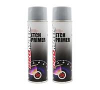 PROTOUCH 2x Promatic Etch Primer Spray Aerosol, 500ml, Offers Excellent Adhesion, Fast Drying, Smooth Finish, Corrosion Resistant, High Opacity