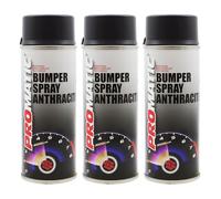 PROTOUCH 3x Promatic Anthracite Bumper Spray Paint, 400ml, Fast Drying, Scratch and Shockproof