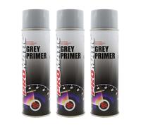 PROTOUCH 3x Promatic Grey Primer Aerosol Spray, 500ml, Corrosion Prevention, Fast Drying, Optimised Gloss Finish