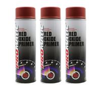 PROTOUCH 3x Promatic Red Oxide Primer Spray Aerosol, 500ml, Fast Drying, Corrosion Prevention, Easy Sanding