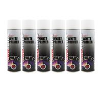 PROTOUCH 6x Promatic White Primer Spray Paint, 500ml, Fast Drying, for Wood, Metal, Aluminium