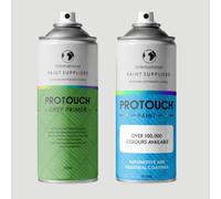PROTOUCH CAR PAINT PERFECT MATCH BY COLOUR CODE ANY CAR MANUFACTURER AVAILABLE IN SPRAY AEROSOL TOUCH UP BOTTLE PEN WITH BRUSH (PAINT + GREY PRIMER SPRAY AEROSOL)