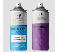 PROTOUCH CAR PAINT PERFECT MATCH BY COLOUR CODE ANY CAR MANUFACTURER AVAILABLE IN SPRAY AEROSOL TOUCH UP BOTTLE PEN WITH BRUSH (PAINT + CLEAR LACQUER SPRAY AEROSOL)