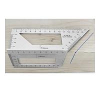Protractor Square Tool,45/90 Degree Square Protractor Scribing Angle Ruler - High Precision Miter Triangle Ruler, Layout Measuring Tool for Woodworking Projects
