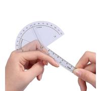 Protractor Transparent Orthopedic Angle Ruler 150 Degree Plastic Goniometer Professional Orthopedic Protractor Ruler for Physical Therapy Occupational Therapy Fitness Medical Protractor Angle Ruler