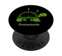 Protracturtle - Funny Math Turtle PopSockets Adhesive PopGrip