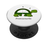 Protracturtle - Funny Math Turtle PopSockets Adhesive PopGrip