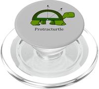 Protracturtle - Funny Math Turtle PopSockets PopGrip for MagSafe
