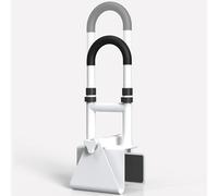 ProTraverse Adjustable Bathtub Safety Bar,Bathroom Grab Bar for Elderly&Seniors,Fall Prevention Assist Handle with Tool-Free Stallation,Knob-Clamp Design,250lbs Capacity,White