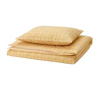 ProTuning HAMNSENAP Duvet cover and pillowcase, yellow/multicolour, 150x200/50x60 cm