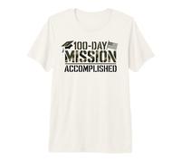 Proud 100 Day Complete School Mission Accomplished Little Premium T-Shirt