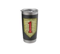 Proud 1st Infantry Division Major Battles Memory US Veteran Stainless Steel Insulated Tumbler