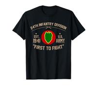Proud 24th Infantry Division First To Fight US Veteran T-Shirt