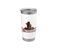 Proud 80th Birthday Octogenarian Featuring Medieval Knight Stainless Steel Insulated Tumbler