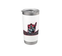 Proud 80th Birthday Octogenarian Featuring Spear Warrior Stainless Steel Insulated Tumbler