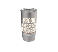 Proud Aerospace Engineer Loading Funny Stainless Steel Insulated Tumbler