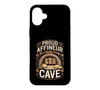 Proud Affineur of a Slightly Funky Cave Cheese Making Case for iPhone 16 Plus