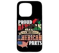 Proud African With American Parts African Americans Case for iPhone 15 Pro