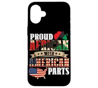 Proud African With American Parts African Americans Case for iPhone 16 Plus